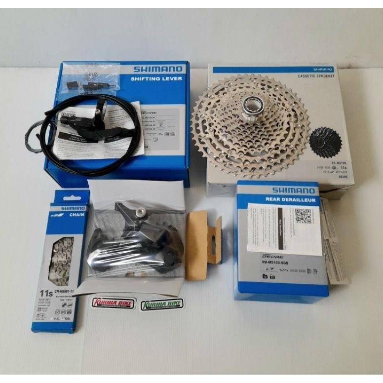 mini groupset shimano deore 1x11 speed