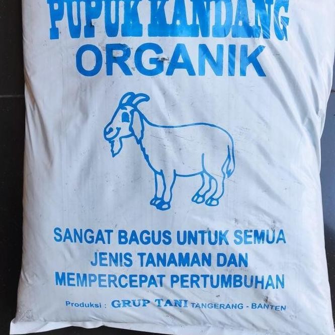 

Terlaris Terbaik Terpercaya Pupuk Kandang Kambing Organik Premium Via Ojol Gosend Grab Berkualitas