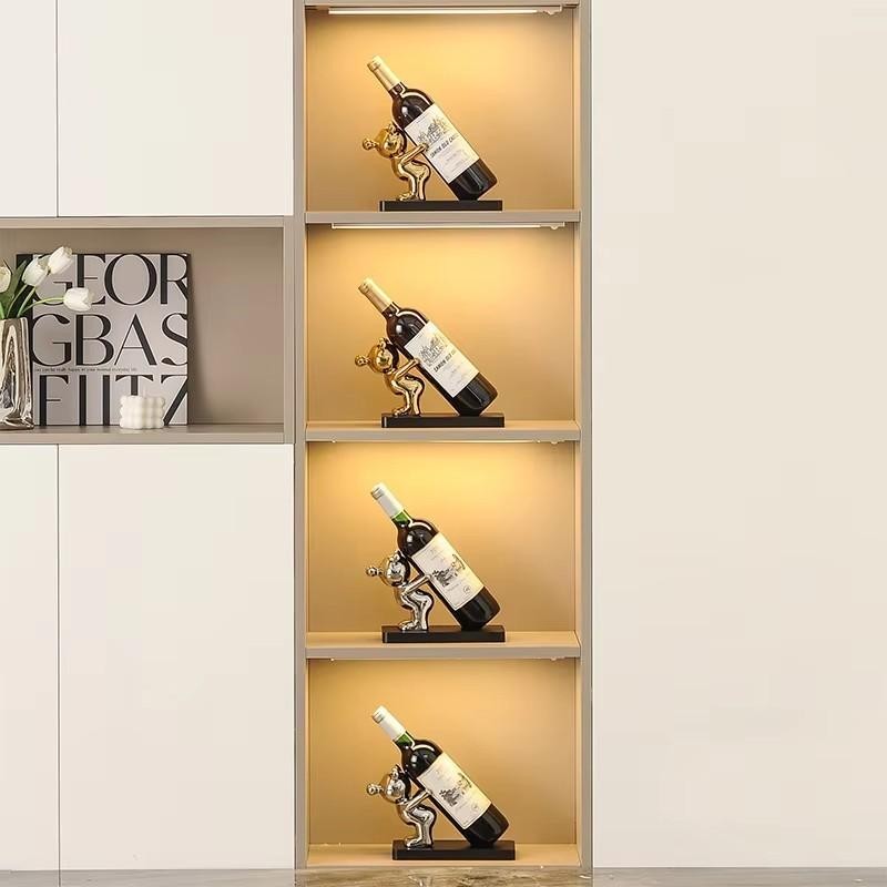 SutangRak Botol Anggur Minuman Bottle Rack Red Wine Rack Dekorasi Meja Bar Koleksi Souvenir Gift