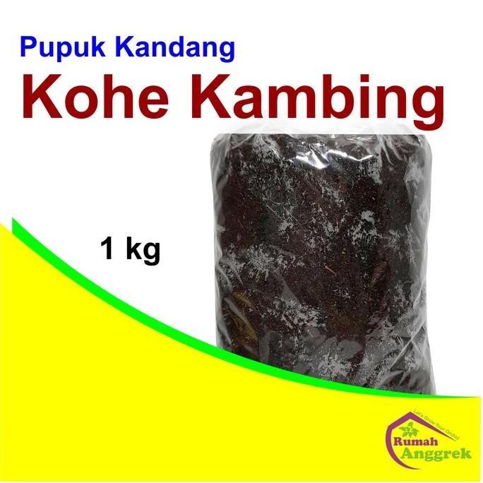 

Terlaris Pupuk Kandang Kohe Kambing 1 Kg Organik Giling Fermentasi Halus Pertum