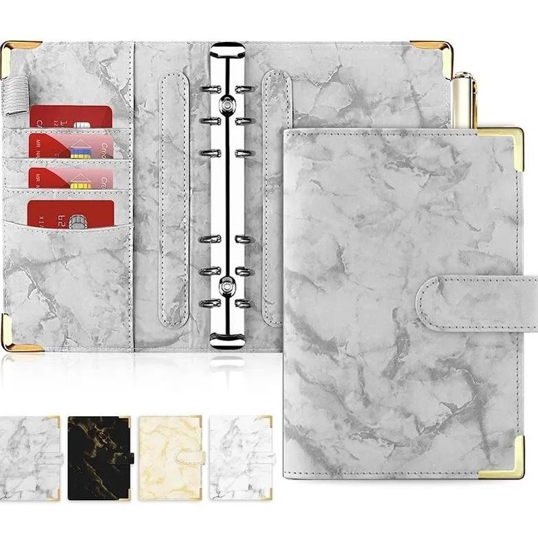 

Ready A6 Binder Kulit Motif Marmer Luxury 6 Ring