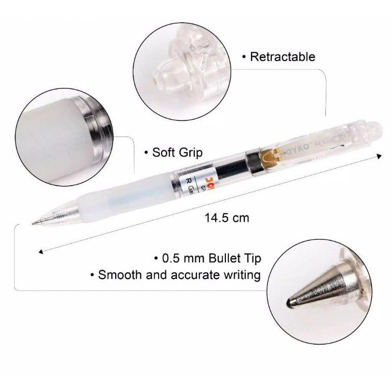 

Ready Pulpen Gel Joyko Gp-320 R Gel 0.5Mm (1Pak/12Pcs )