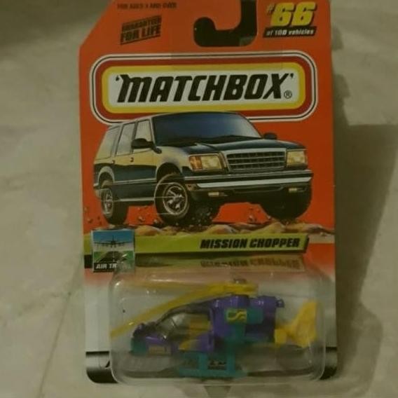 matchbox mission chopper helicopter