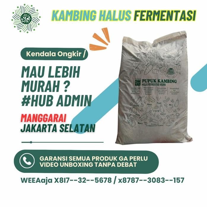 

Terlaris Pupuk Kandang Kambing Organik Halus Siap Pakai Tangerang
