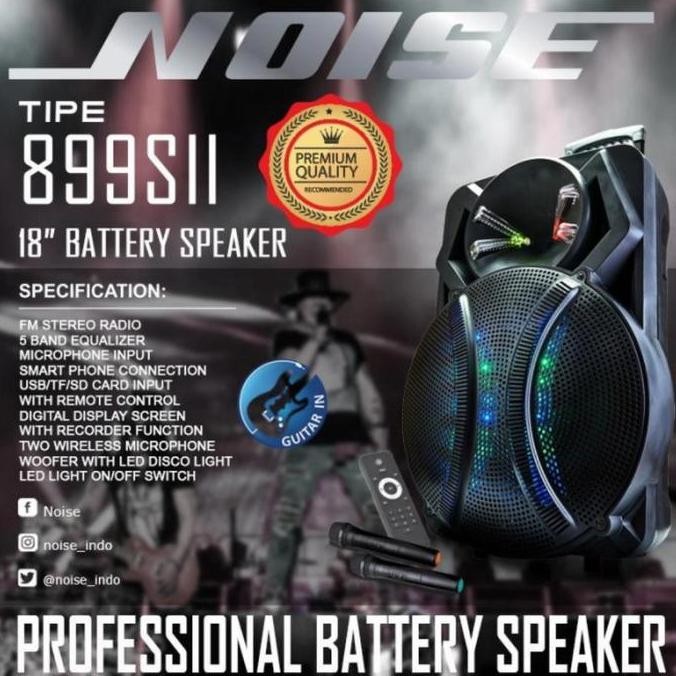 TERBARU - Noise Speaker Portable 899 18 inchi S II