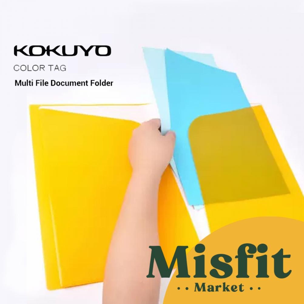 

Ready Kokuyo Color Tag Multi File Holder With 6 Pockets Document Folder Map Sampul Kancing Bening Organizer Dokumen L
