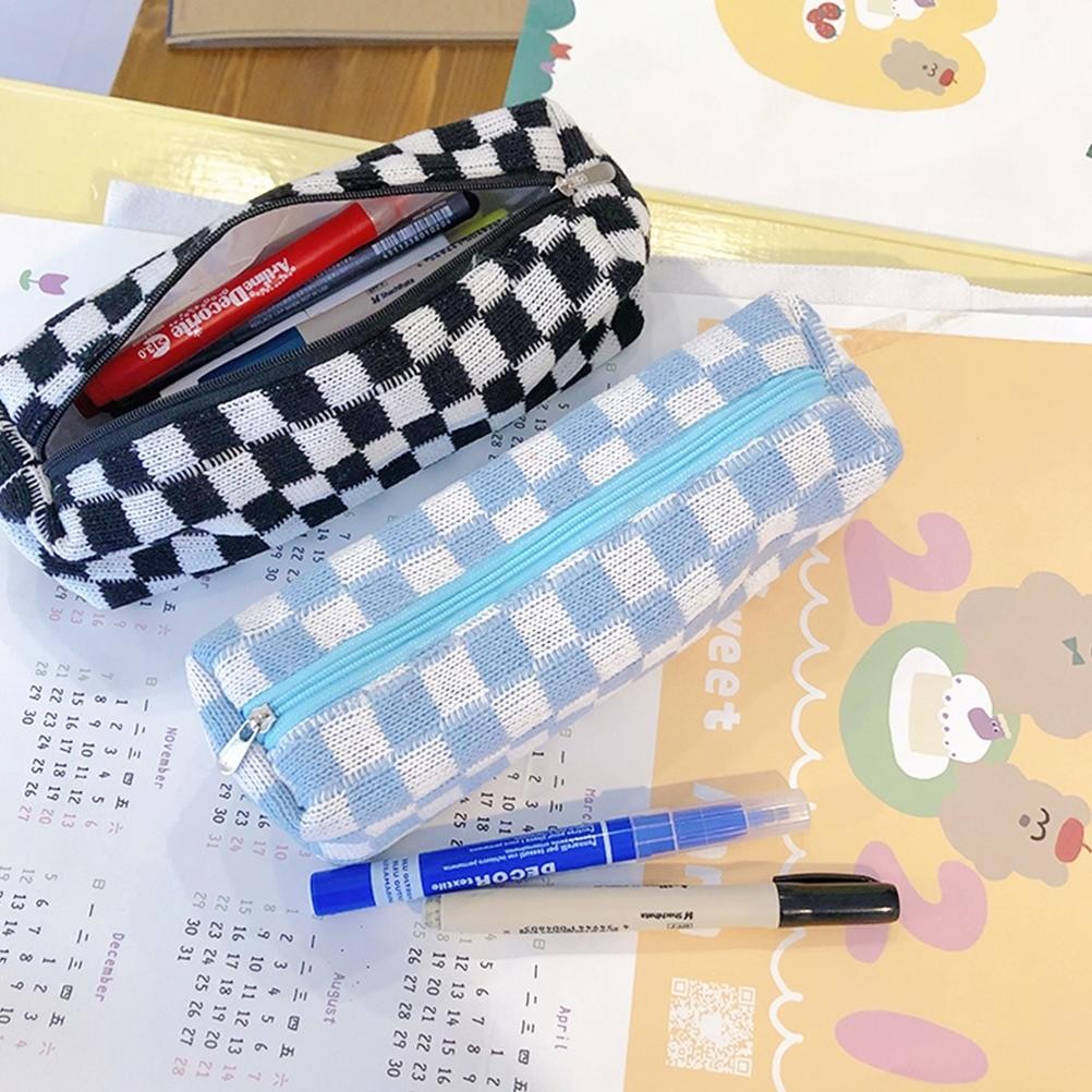 

Ready Tas Pensil Rajutan Mesh Ins Kotak Pensil Tas Pensil Korea Kapasitas Besar Tas Kosmetik Perjalanan
