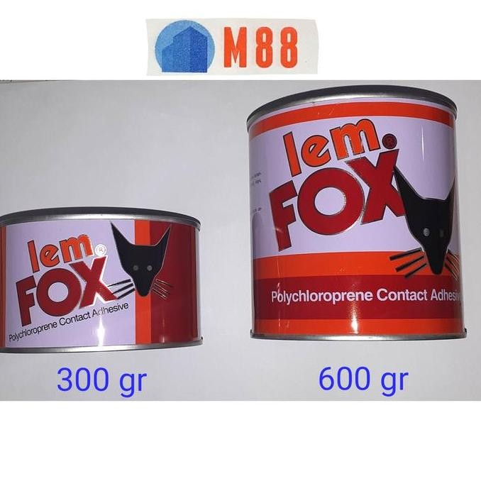 

Promo Lem Fox Kuning 300 gr (dikenal Ukuran 500 gr 1/2 kg) COD
