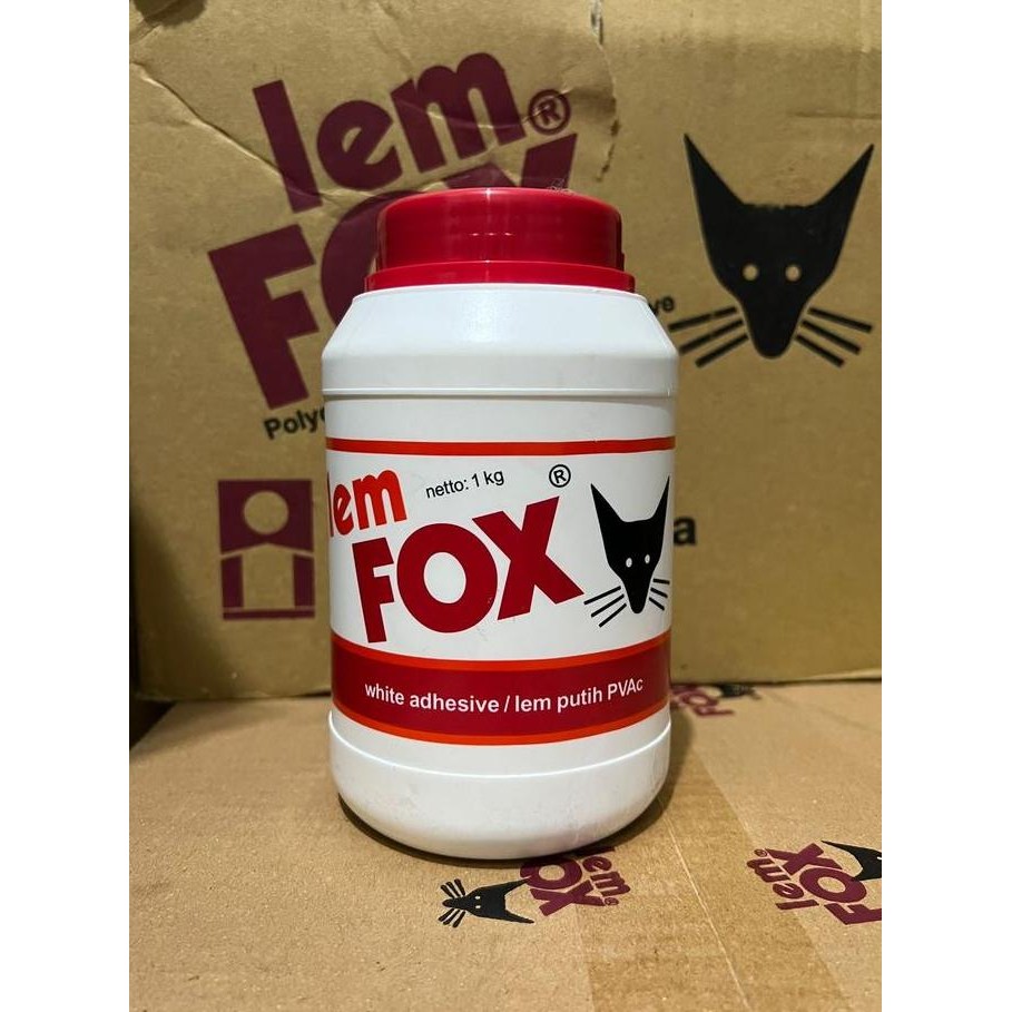 

Promo Lem Putih Fox PVAC 1kg (Botol) COD
