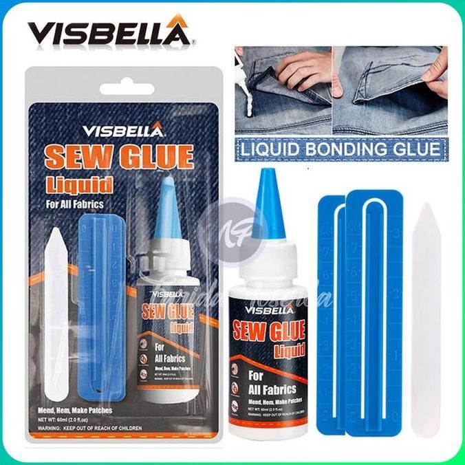 

Promo No Sew Glue Tools Kit Lem Kain Tanpa Jahit Praktis Untuk Semua Kain COD