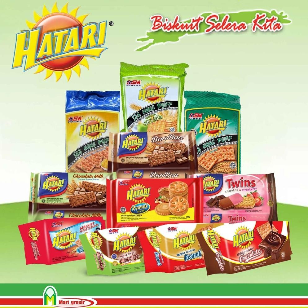 

Ready stok Terlaris Biskuit Hatari / Biskuit Malkist Renyah & Manis / Biskuit Aneka Varian Rasa Termurah