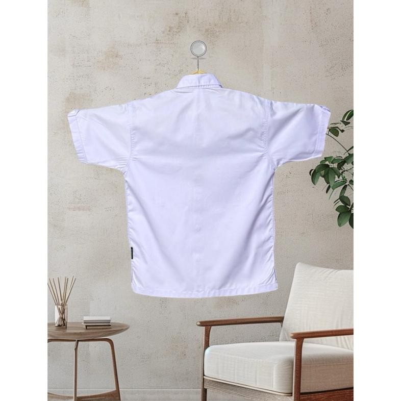 Seenaoutfit - Pdh Cowok Kemeja Putih Polos Pria Kerja Kantor Pns Guru Ppl Atasan Baju Kantoran Pria 