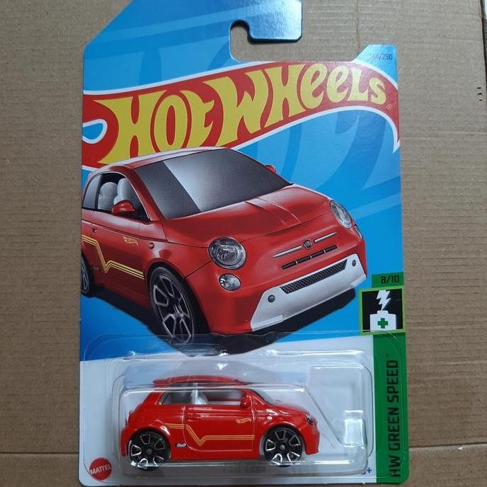 hotwheels fiat 500e