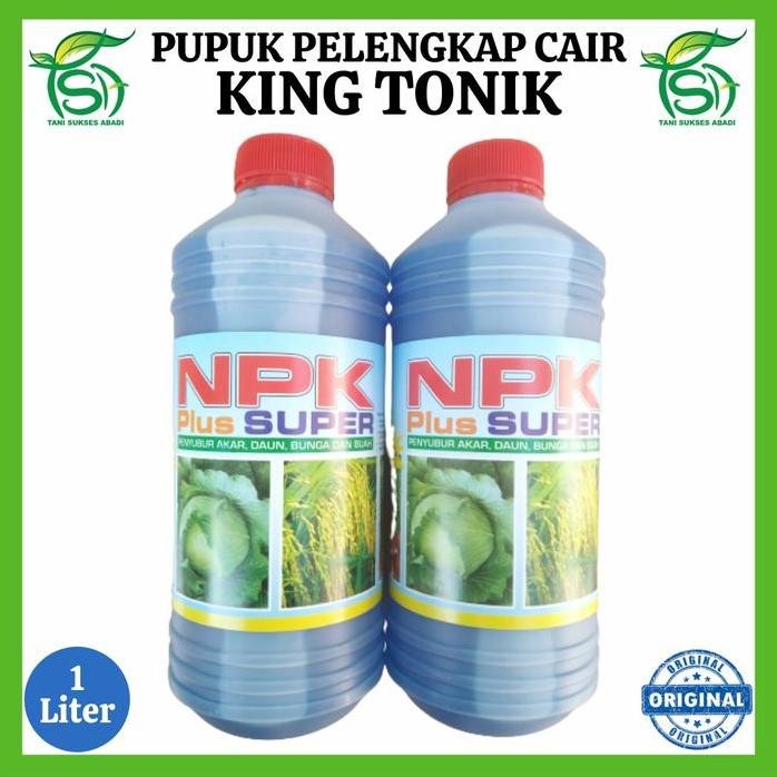 

Terlaris King Tonik 1 Liter - Pupuk Cair Npk Plus Penyubur Daun, Bunga Dan Buah