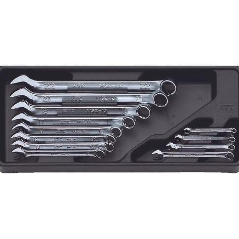 Spesial Ktc Combination Wrench Set Metric 12Pcs Ms2-055 - 22Mm Tms212 Kunci Ring Pas Set Mili 5.5 - 