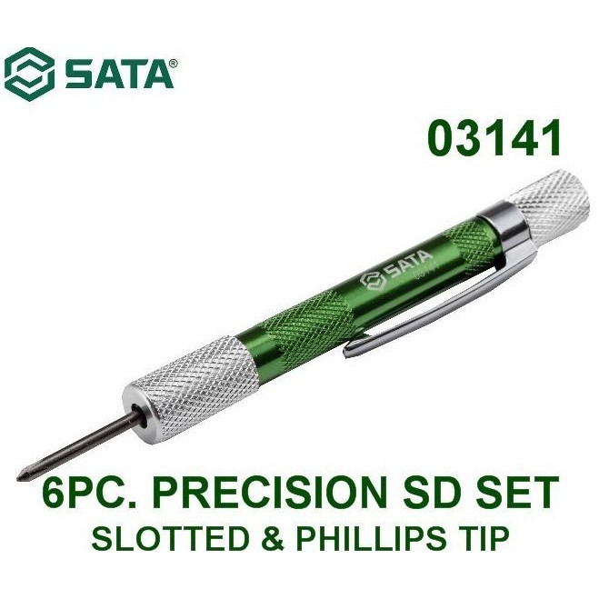 Terjangkau Obeng Presisi 03141 - 6Pc Precision Screwdrive Set Sl- & Ph+ Tip Sata
