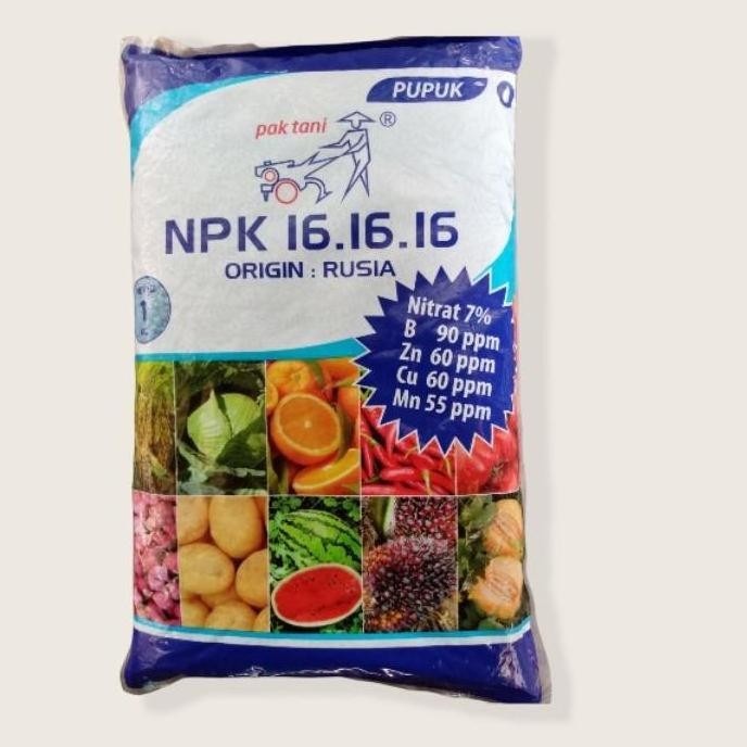 

Terlaris Pupuk Npk 16-16-16 Pak Tani 1 Kg