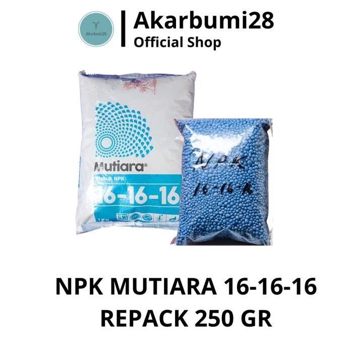 

Terlaris Npk Mutirara 16-16-16 Kemasan 250 Gram Repack Pupuk Npk Untuk Tanaman Masa Pertumbuhan