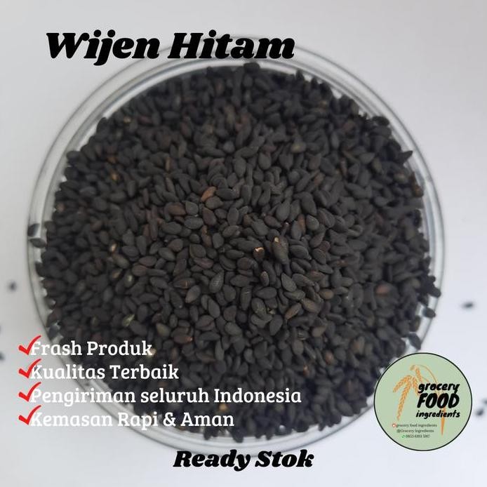 

Terlaris Organic Black Sesame Seed / Wijen Hitam - 100 Gram