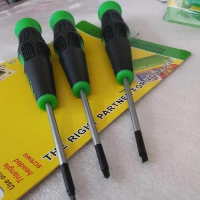 Diskon Obeng Segitiga Set Screwdriver