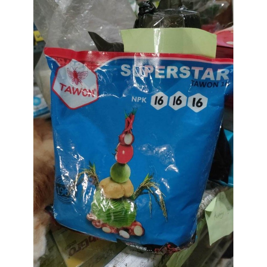 

Terlaris Pupuk Npk Tawon 16 16 16 Kemasan Pabrik 1 Kg