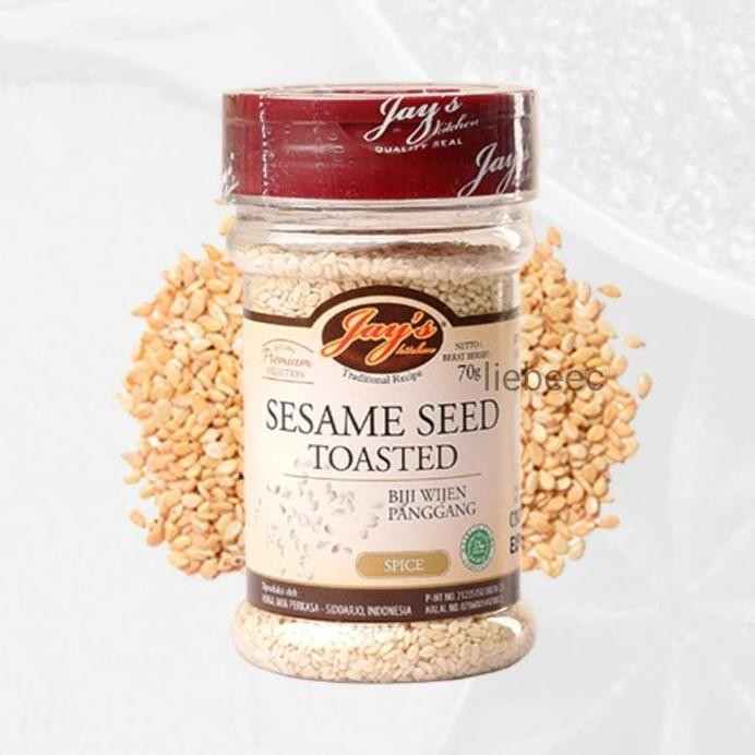 

Terlaris Jay'S Sesame Seed Toasted 70Gr / Jays Biji Wijen Sangrai Panggang