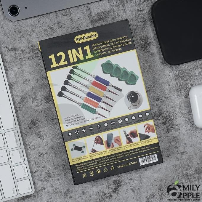 Terjangkau Obeng Pembuka Iphone 6/7/8/X 1Set 12In1