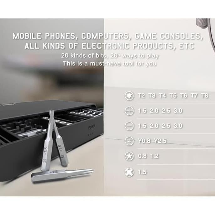 Miliki Obeng Set Untuk Macbook Air Macbook Retina Pro Iphone Jakemy