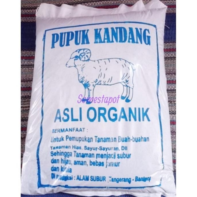 

Terlaris Terbest Khusus Gosend/Grab Pupuk Kandang Kambing Halus Alam Subur