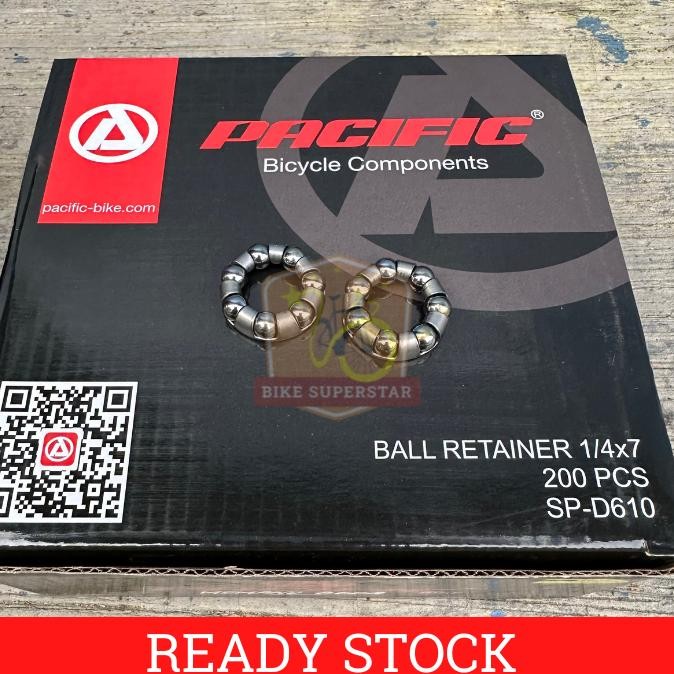 Ready Sarangan Pelor Bearing Roda As Depan Lahar Sepeda 3/16" X 7 Pacific Universal Anak Mtb Fixie F