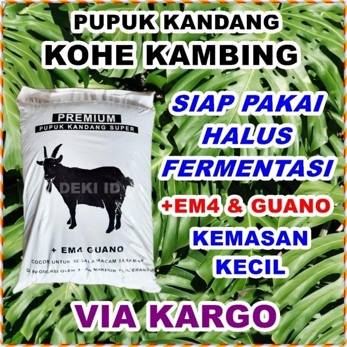 

Terlaris Pupuk Kandang Organik Kohe Kambing Kemasan Kecil Via Kargo Siap Pakai