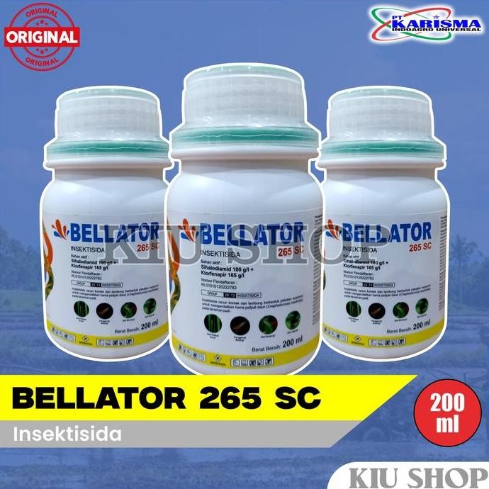 

Terlaris Grosir / Bellator 265 Sc - 200Ml / Insektisida Hama Pelipat Daun Padi / Insektisida Bellator Sihalodiamid Klorfenapir