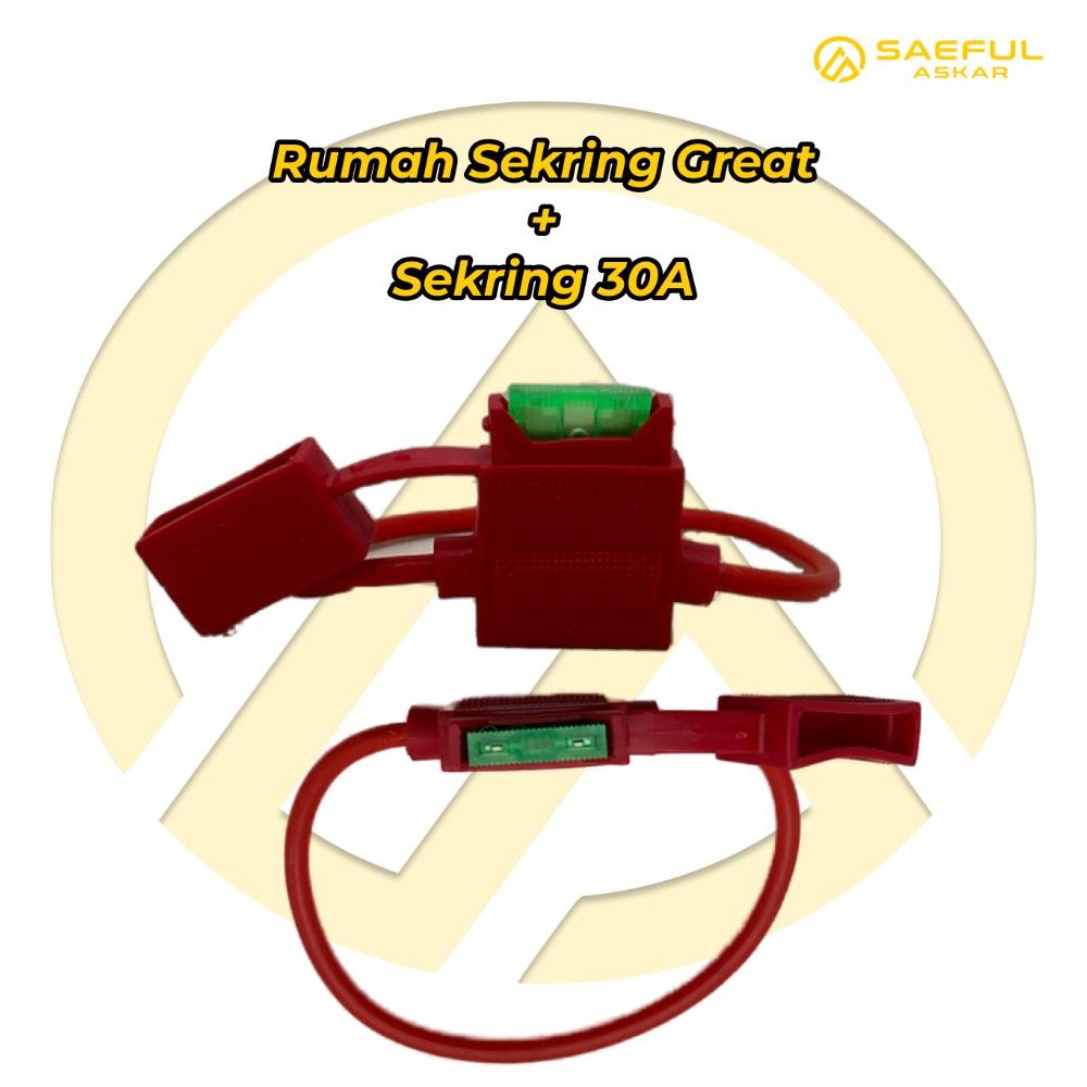 Ready Box Sekring / Rumah Fuse Aki Standar Sepeda Listrik