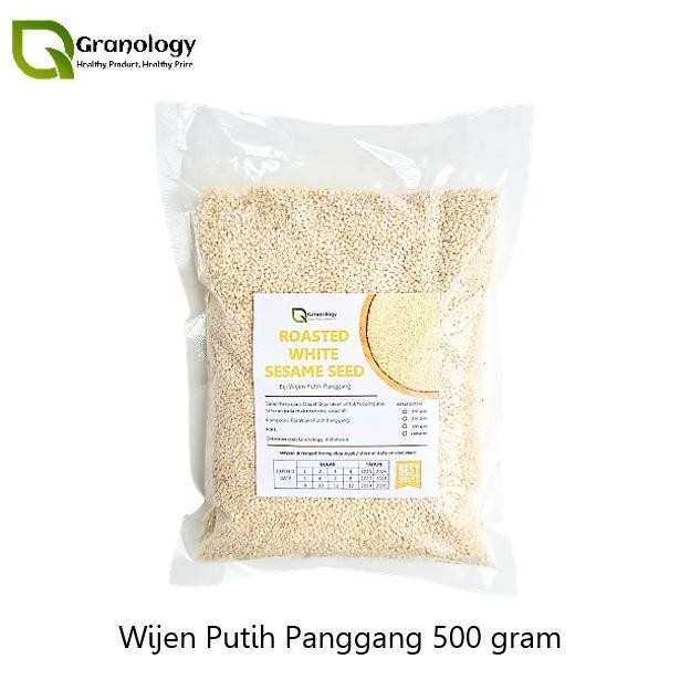 

Terlaris Wijen Putih Panggang / Roasted White Sesame Seed 500 Gram