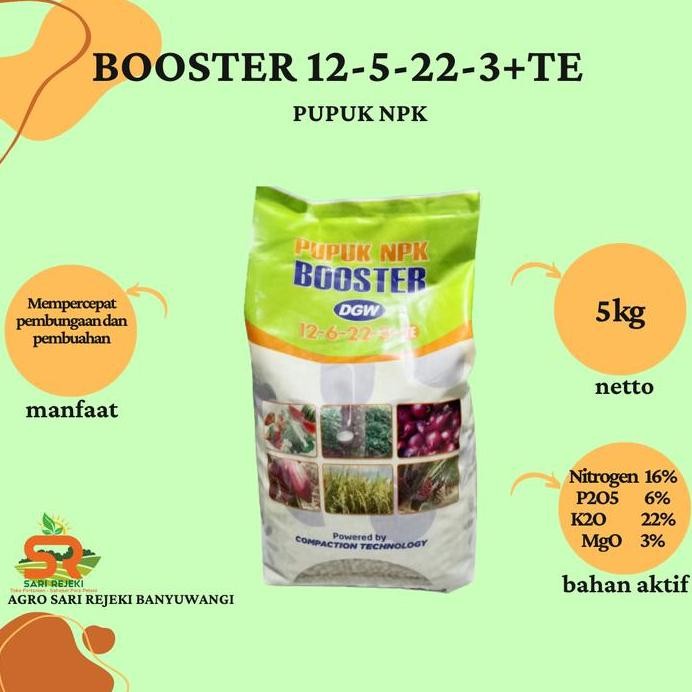 

Terlaris Pupuk Npk Dgw Booster 5Kg 12 6 22 3 Te