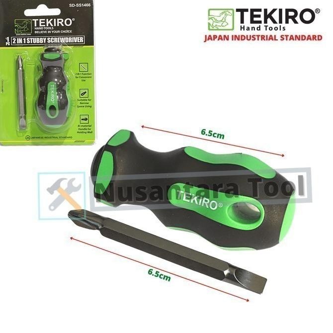 Miliki Obeng Bolak Balik Pendek Tekiro - Obeng Cebol Tekiro Bolak Balik