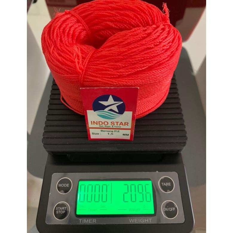

Ready Tali Tambang Pe 1,5 Mm / Tali Tambang Kecil 1,5 Mm / Tali Tambang +-209 Meter