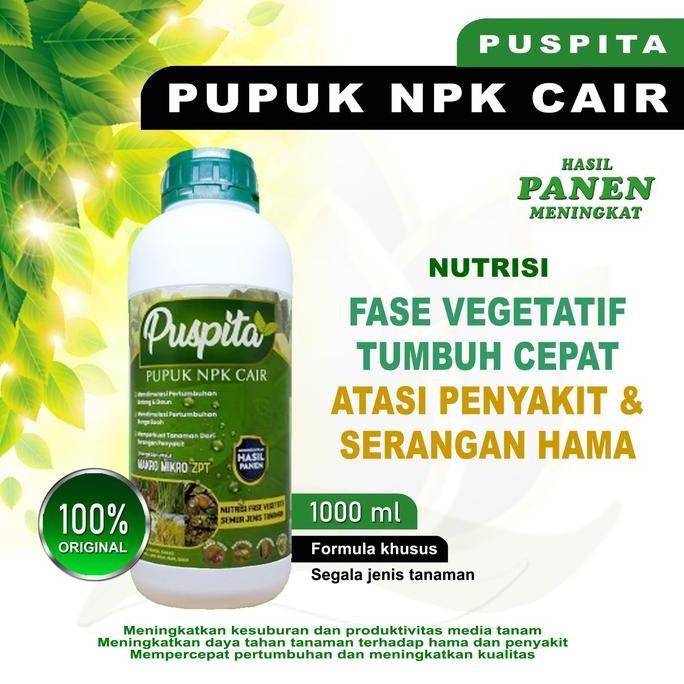 

Terlaris Puspita Pupuk Npk Cair Nutrisi Fase Vegetatif / Masa Pertumbuhan Lebih Cepat Anti Hama Dan Penyakit Semua Tanaman