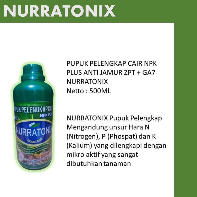Terlaris Npk Nurratonnix 500 Ml Pupuk Anakan Padi - Pupuk Padi Bunting  Yang Bagus Untuk Padi Sawah 