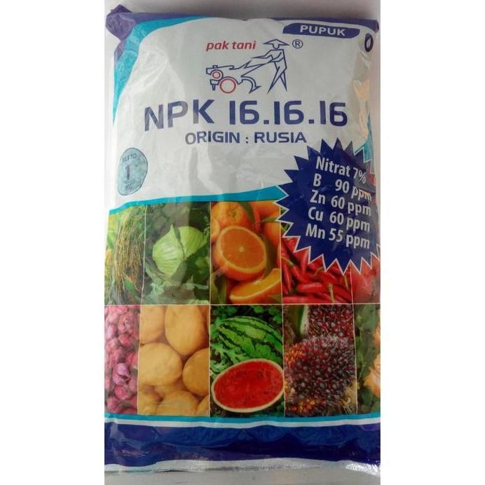 

Terlaris Pupuk Npk 16.16.16 Origin Rusia
