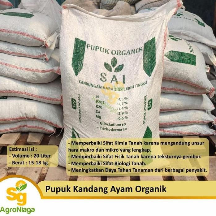 

Terlaris Pupuk Kandang Ayam Organik Fermentasi Halus