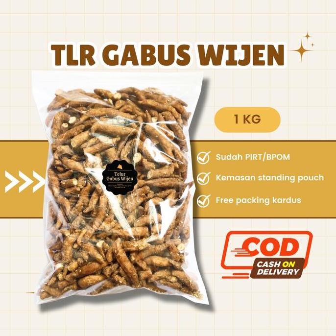 

Terlaris [Delish Snacks] Telur Gabus Wijen (Grosir) 250Gr 500Gr 1 Kg / Snack Cemilan Camilan Grosiran Kacang