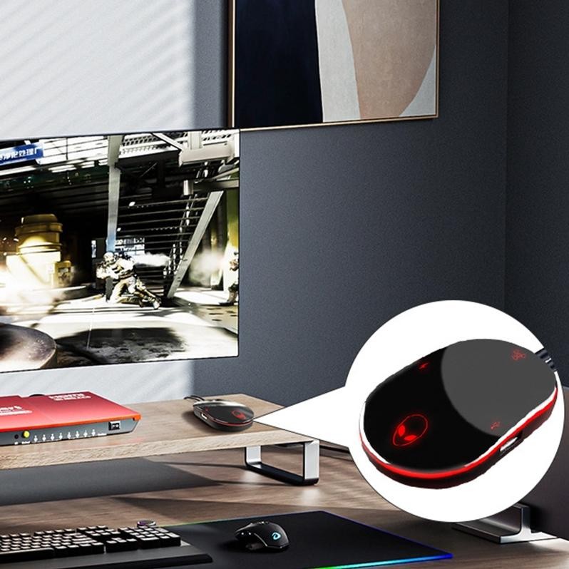 Premium 1Set Kabel Tombol Power Pc Reset Sakelar Daya Komputer Eksternal Dengan Efek Cahaya Untuk An