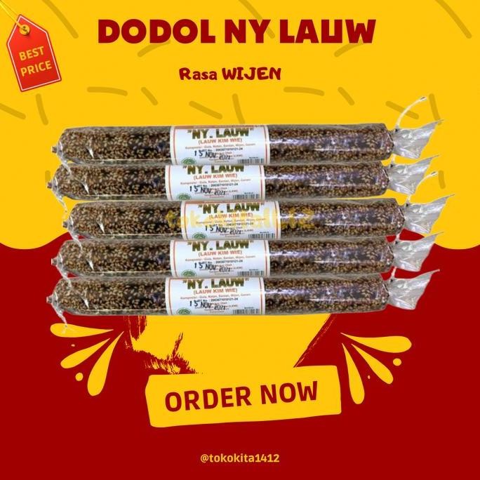 

Terlaris Dodol Wijen Ny Lauw Satuan Asli Khas Tangerang Betawi - Halal 250 Gr