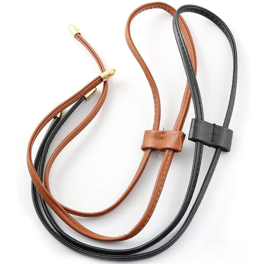 Premium Tali Serut Tas Rajut Kain Bahan Kulit Imitasi / Strap Kulit Sintetis Untuk Tas Serut High Qu