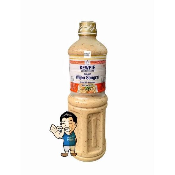 

Terlaris Kewpie Salad Dressing Roasted Sesame Sauce- Saus Wijen Sangrai 1L