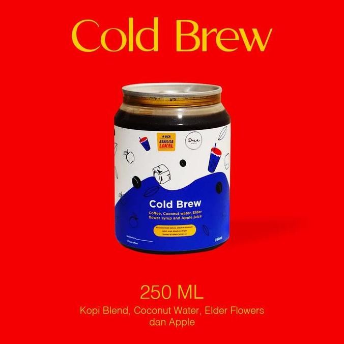 

Produk Baru!! ColdBrew DUA COFFEE x BCA Kopi Minuman Kemasan Kaleng 250 ml