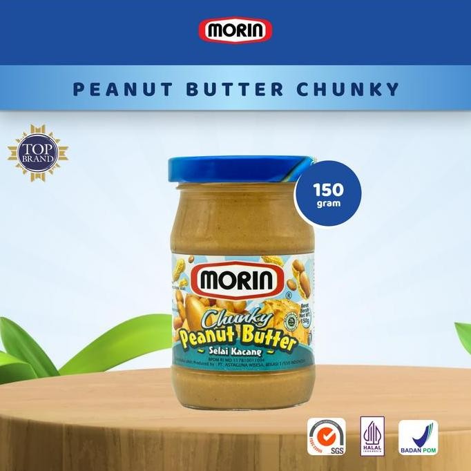 

Produk Baru!! Morin Peanut Butter Chunky 150 Gr - Selai Kacang