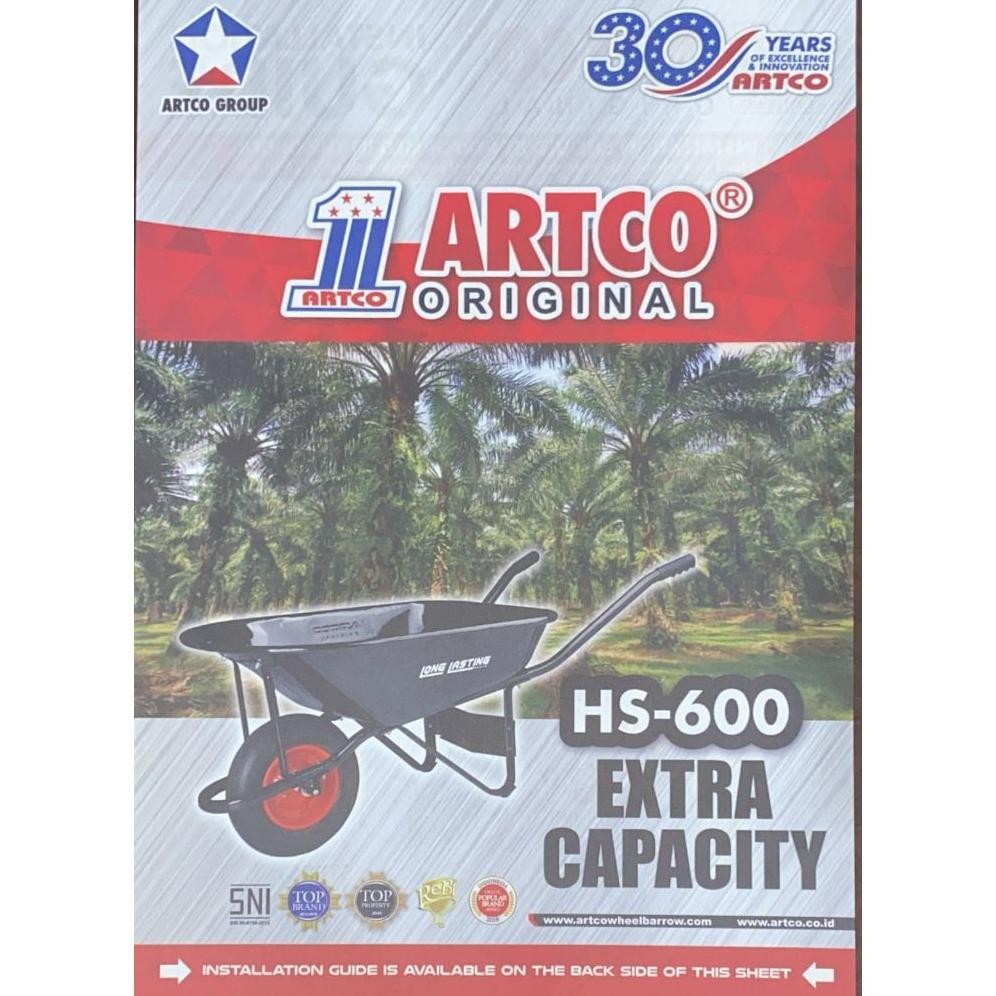 ND Gerobak Sorong Dorong Pasir Cor Artco Angkong