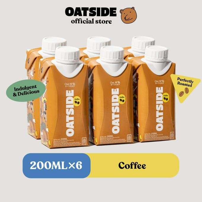 

Produk Baru!! OATSIDE Mini Cap Oat Milk Coffee 200ml (6pcs) (Kemasan Tutup Botol) | Susu Oat Rasa Kopi